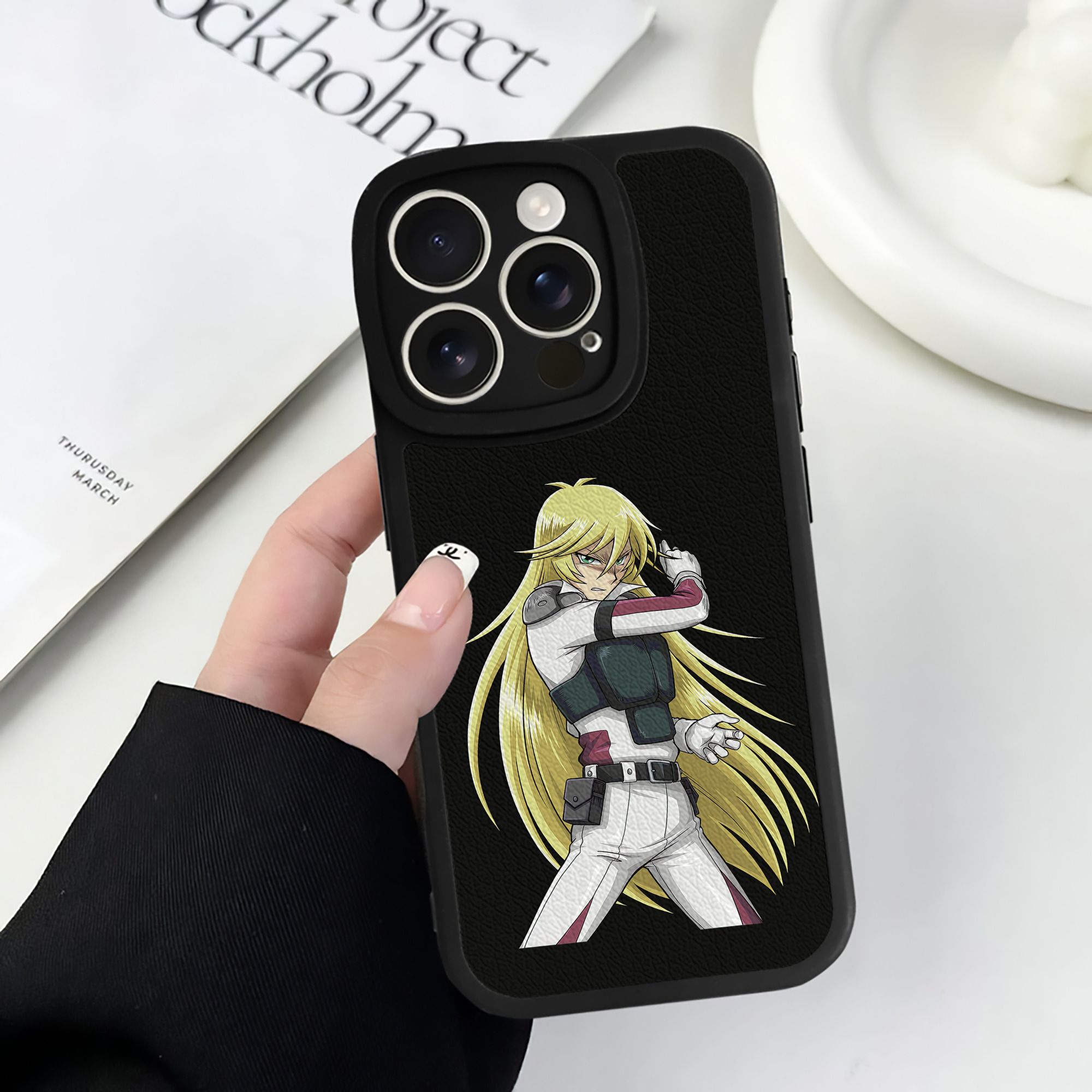 （画像用） 遊☆戯☆王 Yu-Gi-Oh! 【iPhone 16シリーズ対応】シリコンスマホケース（レザー調） 材質：シリコン